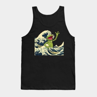 kermit in the wave Tank Top